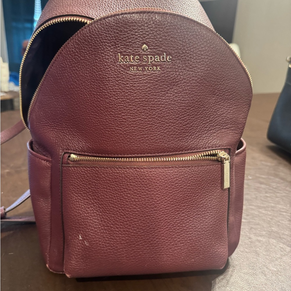 Kate Spade Burgundy Backpack